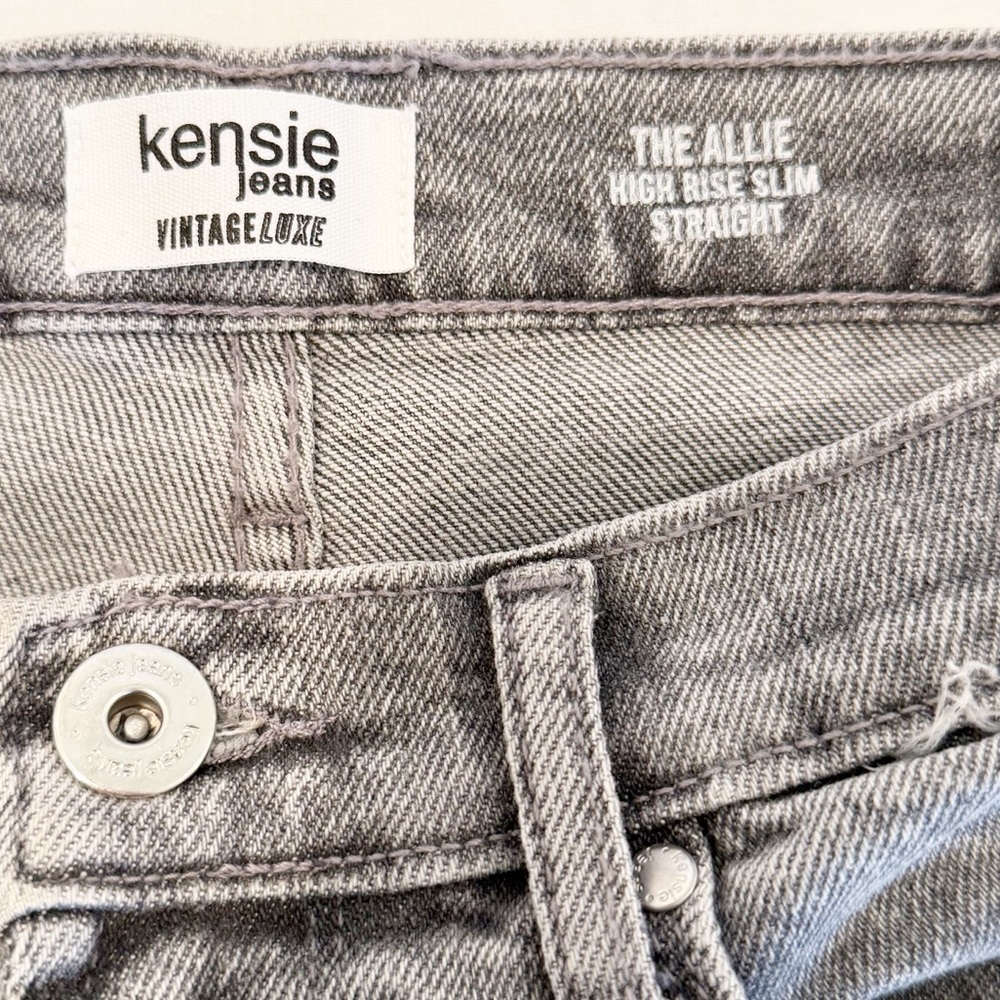 NWT Kenzie The Allie High Rise Slim Straight Vintage Luxe Jeans - Picture 10 of 11